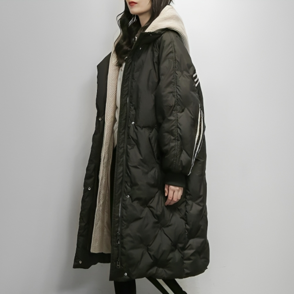 Holly | Women's Trendy Long Quilted Winter Puffer Coat