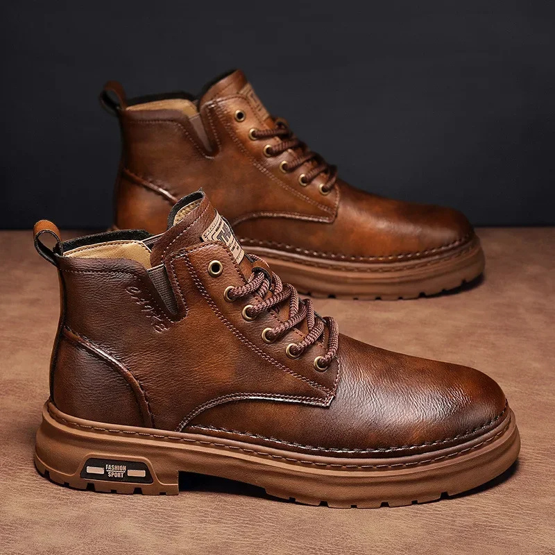 Archie | Men’s Rugged Lace-Up Street Boots