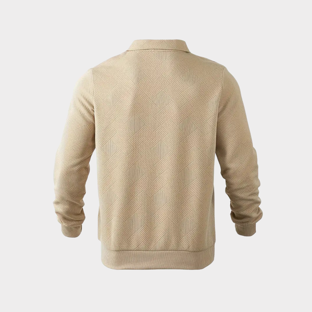 Daniel | Men’s Premium Textured Quarter Zip Top