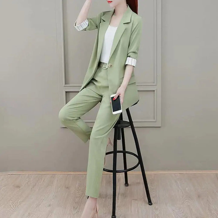 Georgia | Women’s Stylish Three-Piece Blazer and Pants Set