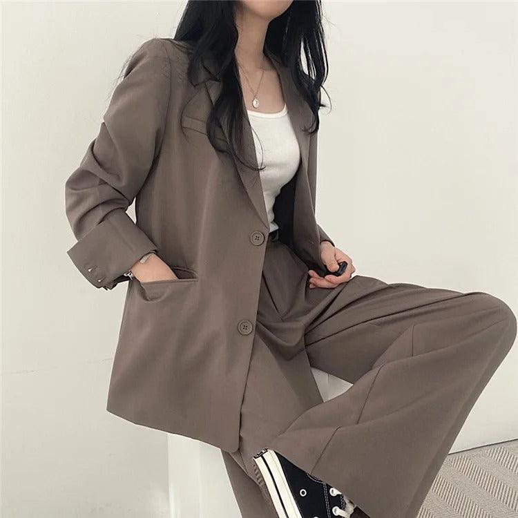 Maria | Women’s Tailored Suit Sets With Long Blazer Statement