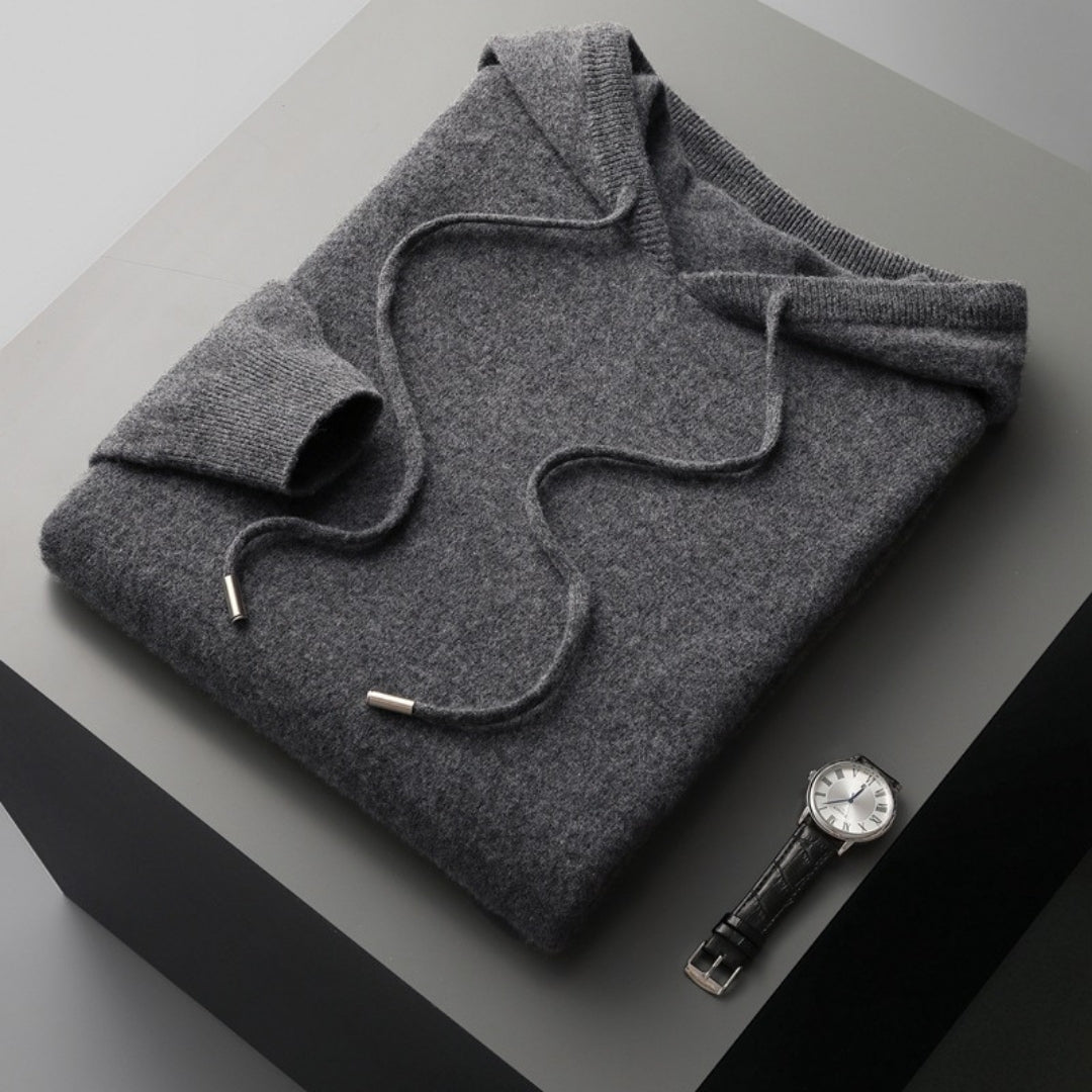 Jack | Spring Cashmere Hooded Knit Pullover