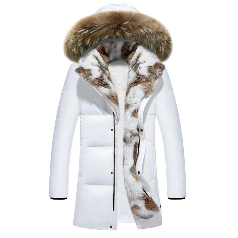 Delilah | Women’s Long Puffer Faux Fur Hood Coat