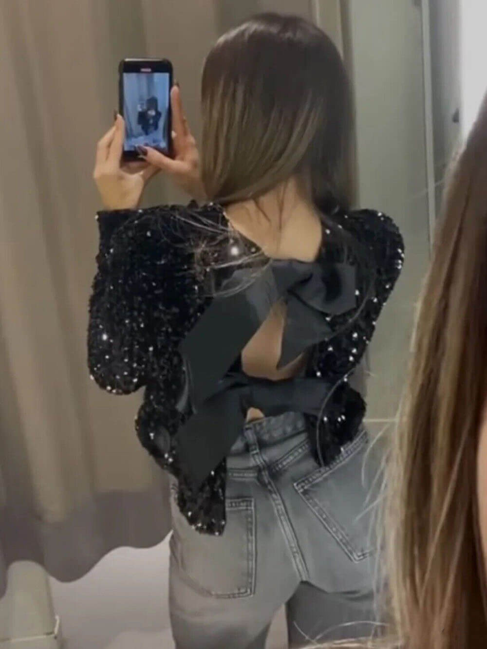 April | Women’s Winter Elegant Jacket with Bows