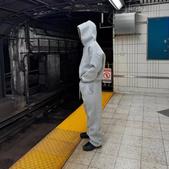 Aaron | Men’s Minimal Hooded Sweater Set