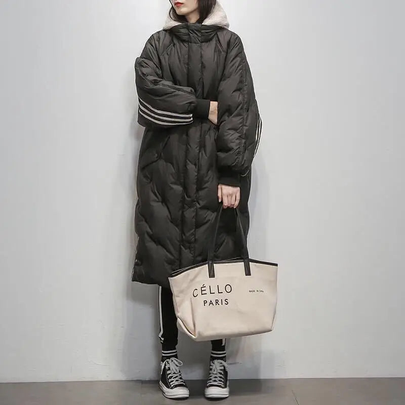 Holly | Women's Trendy Long Quilted Winter Puffer Coat