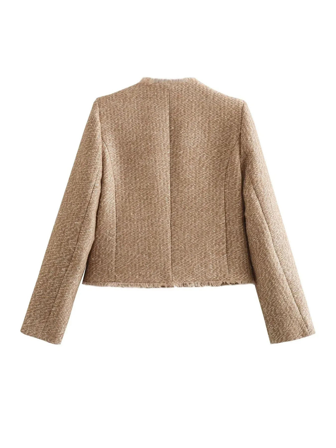 Charlotte | Short Tweed Blazer Jacket with Buttons for Women