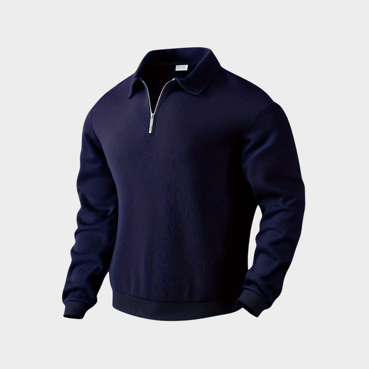 Daniel | Men’s Premium Textured Quarter Zip Top