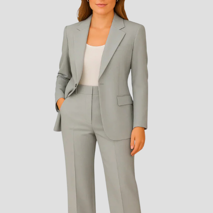 Jasmine | Women Tailored Suit Sets With Long Blazer Design