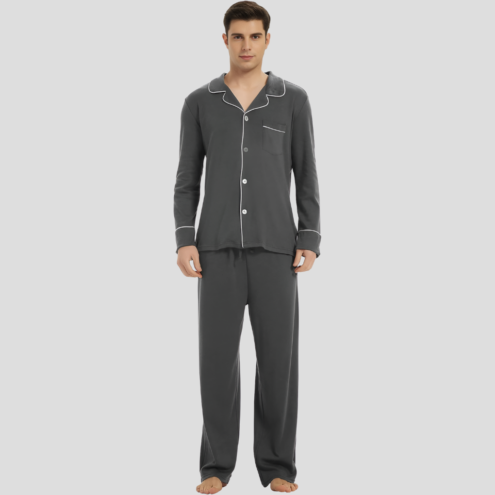 Andrew | Men’s Long Sleeve Classic Pajama Set