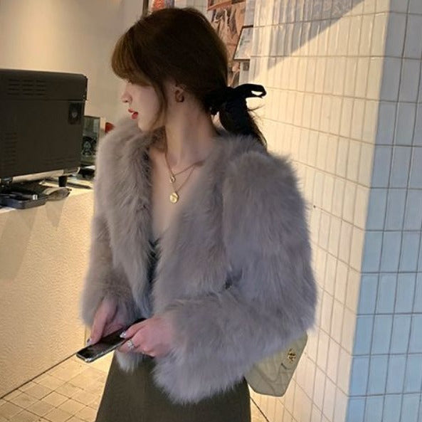 Ava | Women’s Fluffy Faux Fur Winter Jacket