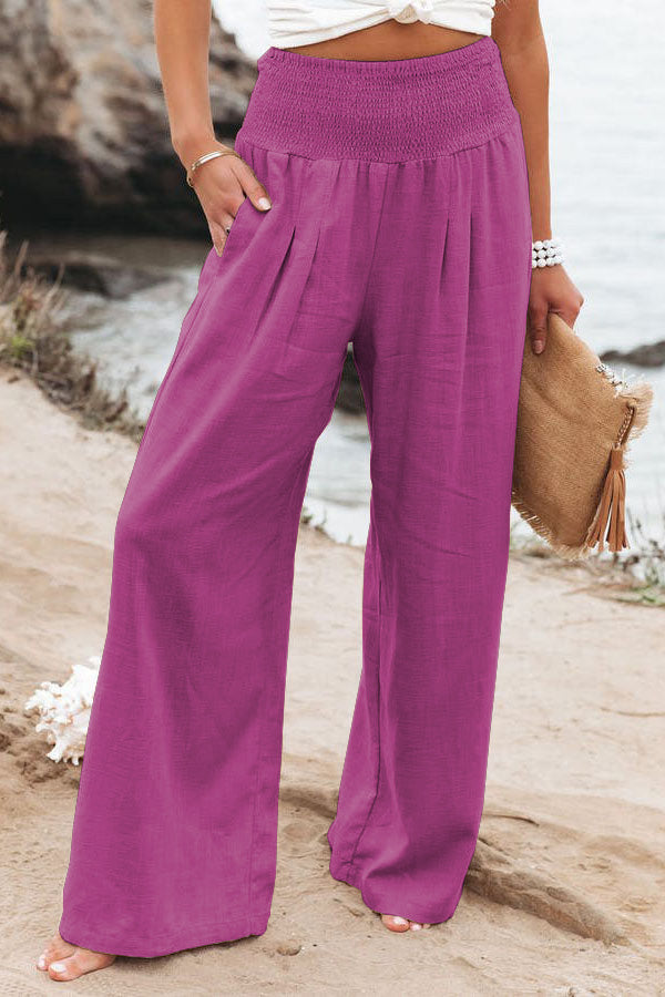 Lauren | Women’s Casual High-Waist Wide-Leg Trousers