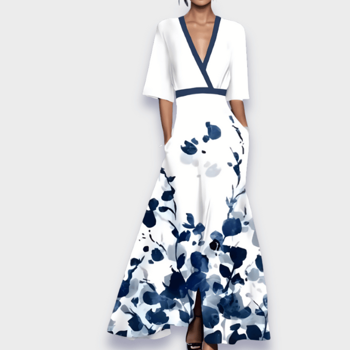 Chloe | Elegant Floral Maxi Dress