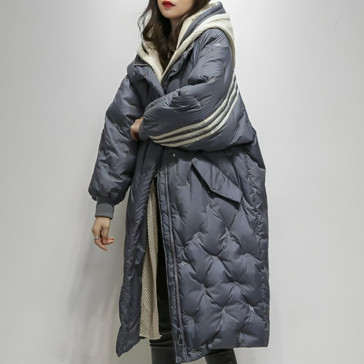 Holly | Women's Trendy Long Quilted Winter Puffer Coat