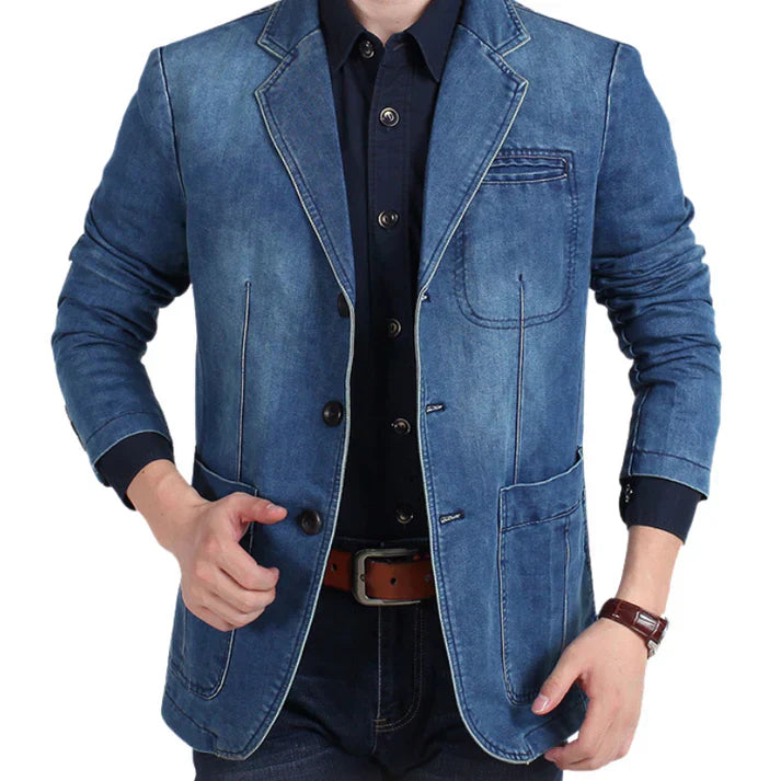Chris | Men’s Rugged Tailored Blazer With Pockets