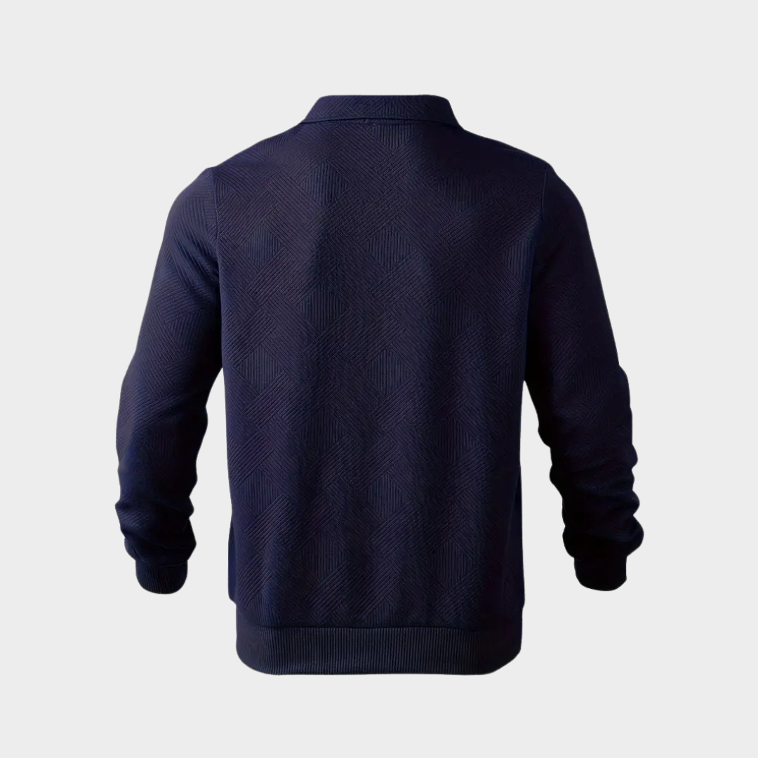 Daniel | Men’s Premium Textured Quarter Zip Top