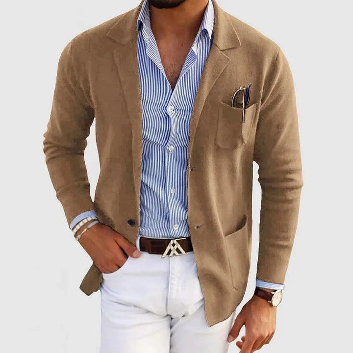 Benjamin | Men’s Smart Casual Button Up Knit Blazer