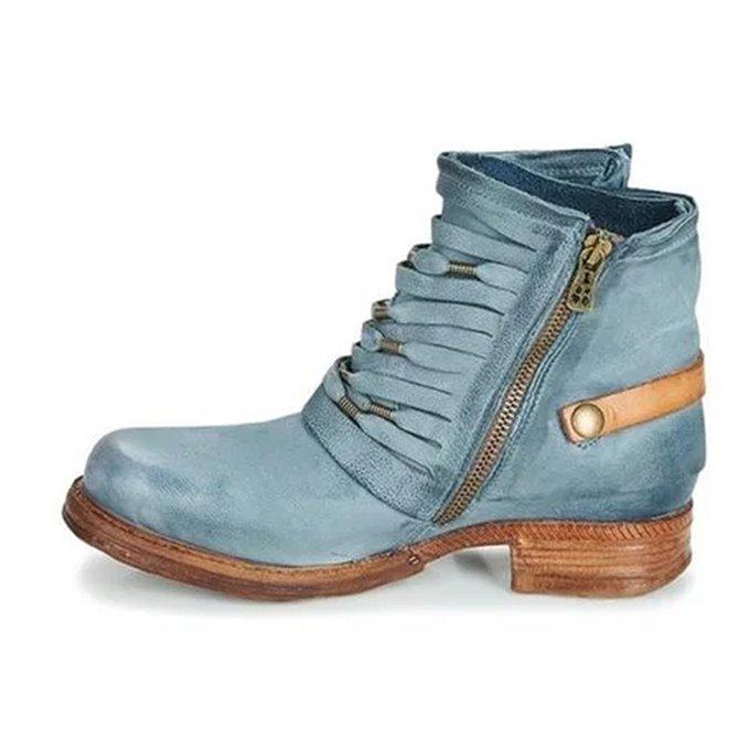 Eloise | Women’s Trendy Folded Layer Ankle Boots
