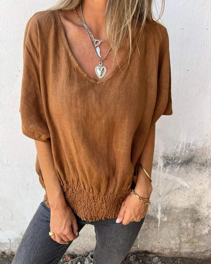 BOMIA | WAISTED T-SHIRT WITH TUMMY COVERAGE