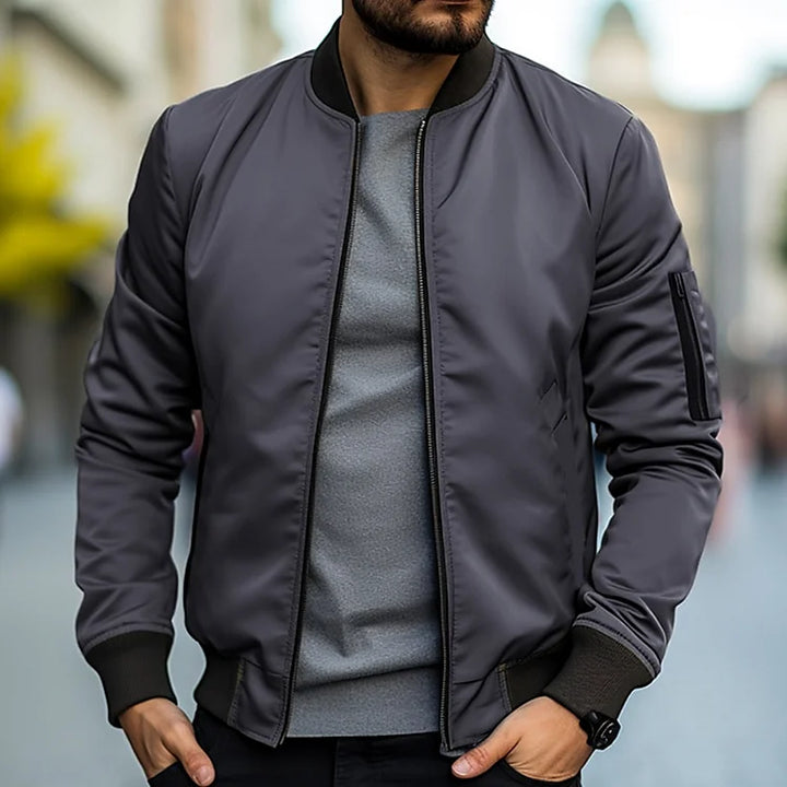 Henry | Men’s Bomber Jacket with Zip Pocket