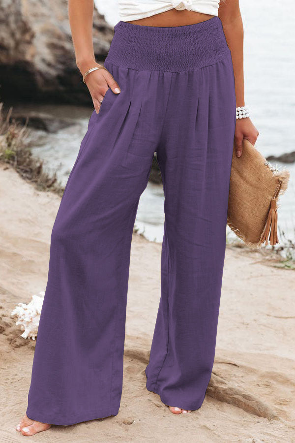 Lauren | Women’s Casual High-Waist Wide-Leg Trousers