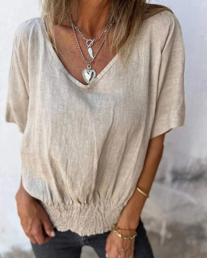 BOMIA | WAISTED T-SHIRT WITH TUMMY COVERAGE