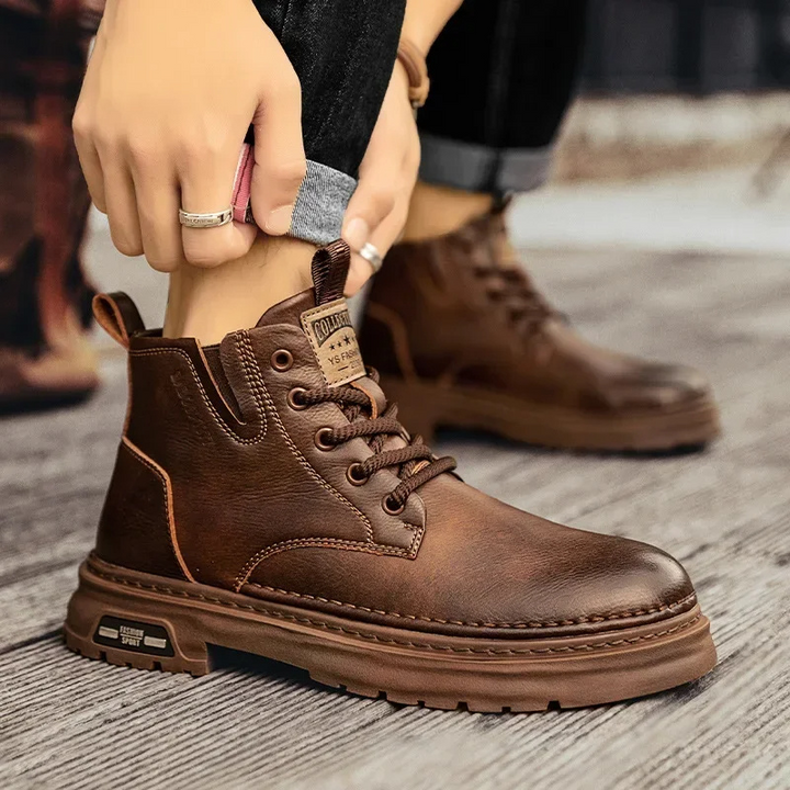 Archie | Men’s Rugged Lace-Up Street Boots