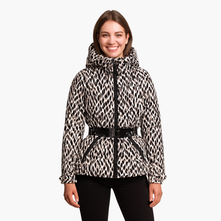 Diana | Women’s Stylish Belted Hooded Quilted Puffer Jacket