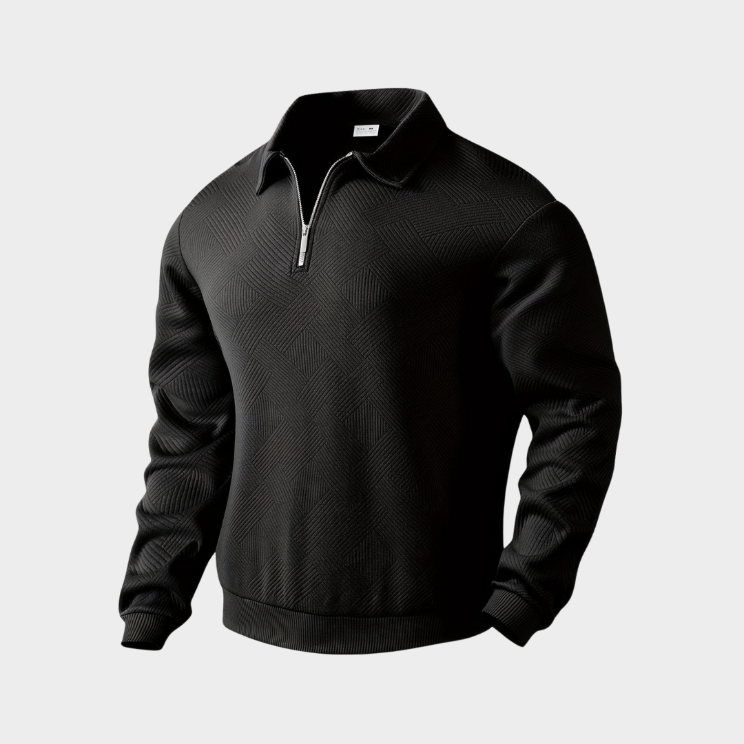Daniel | Men’s Premium Textured Quarter Zip Top