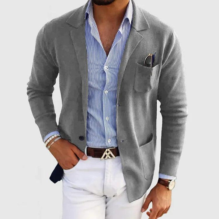 Benjamin | Men’s Smart Casual Button Up Knit Blazer