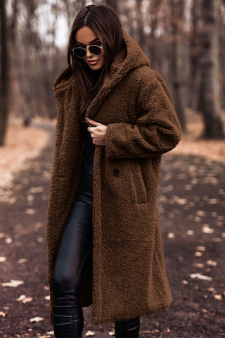 Alexandra | Women’s Winter Faux Fur Coat with Hood