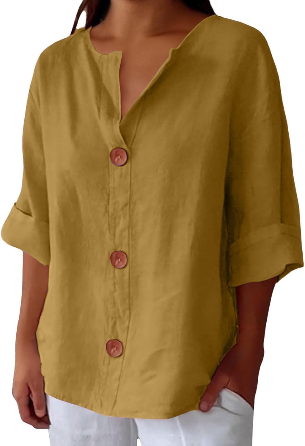 Brianna™ | Button-Front Blouse