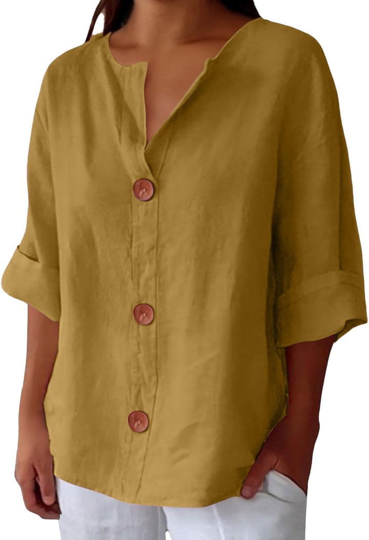 Brianna™ | Button-Front Blouse