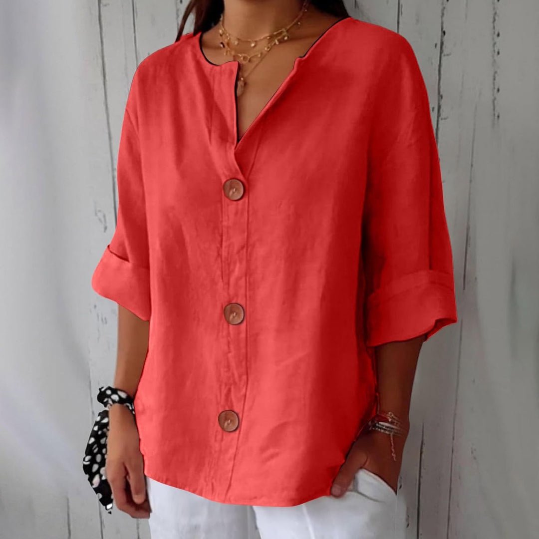 Brianna™ | Button-Front Blouse