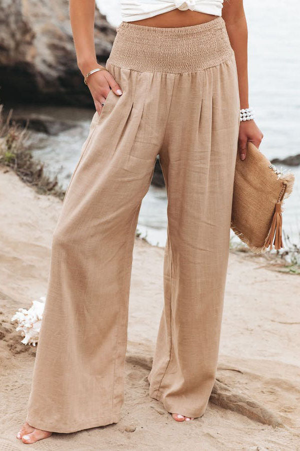 Lauren | Women’s Casual High-Waist Wide-Leg Trousers