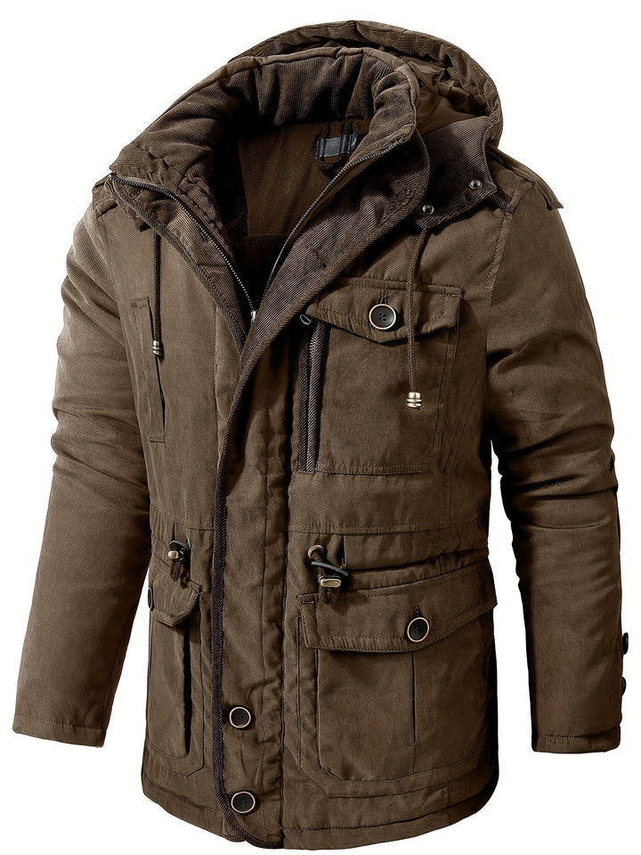 Toby | Men’s Classic Zip-Up Heavy Winter Jacket