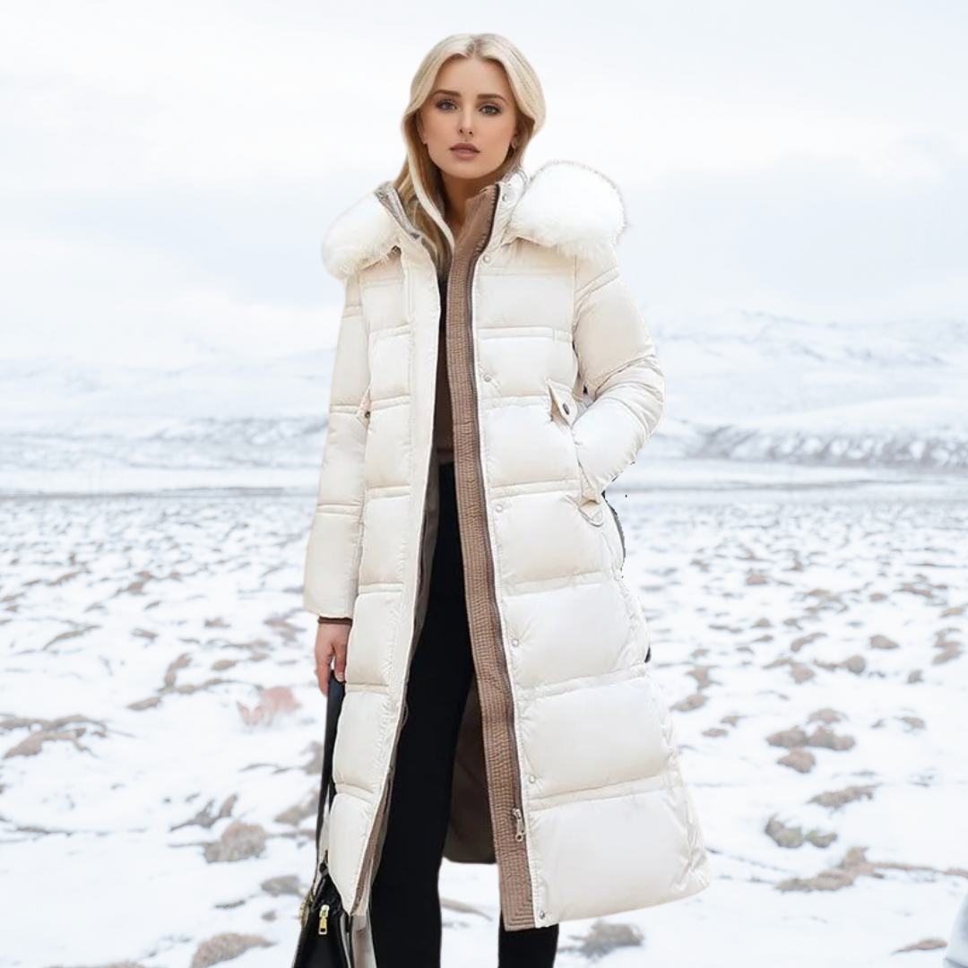 Florence | Women’s High-Collar Long Puffer Winter Coat