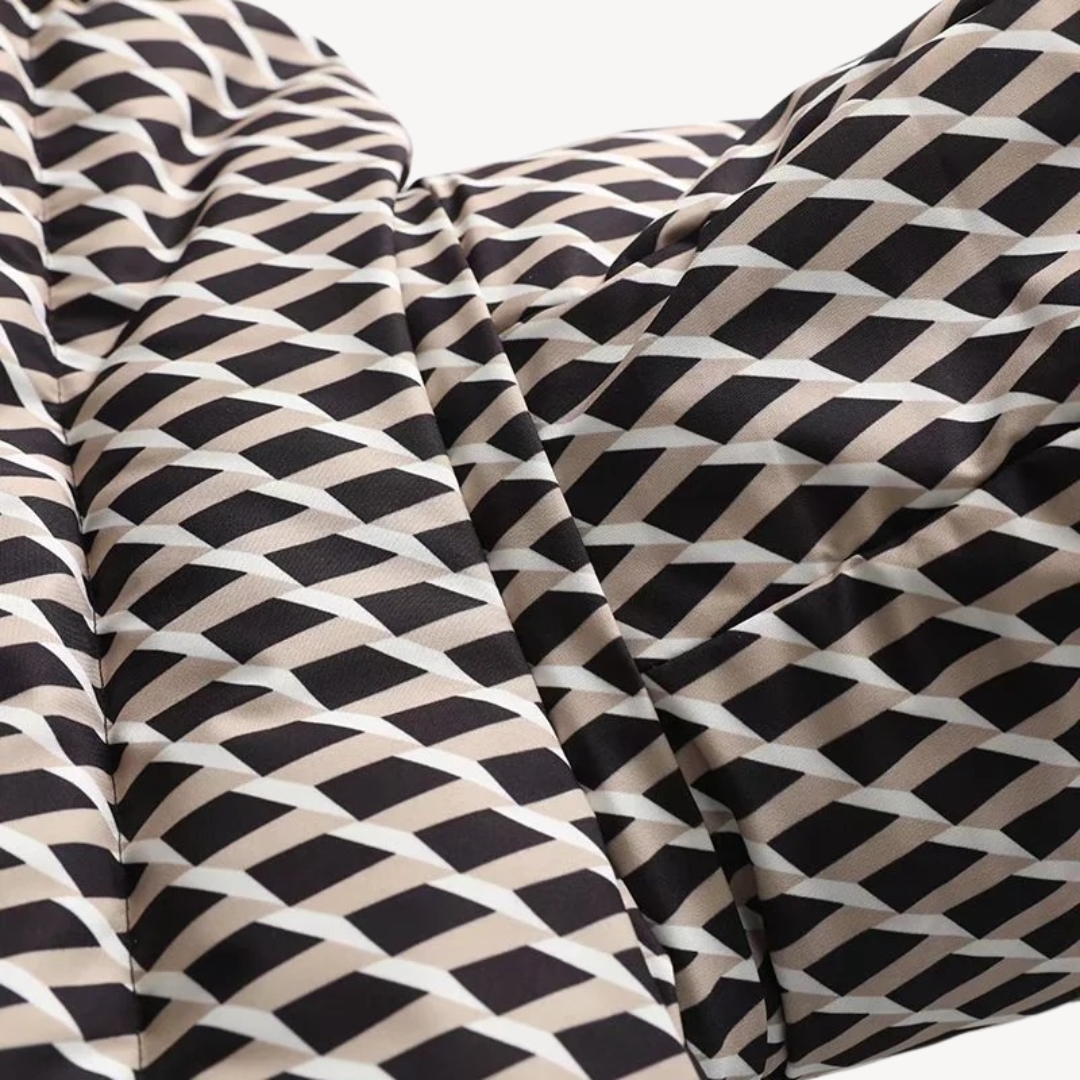 Diana | Women’s Stylish Belted Hooded Quilted Puffer Jacket