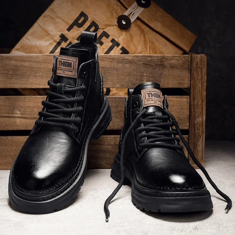 Archie | Men’s Rugged Lace-Up Street Boots