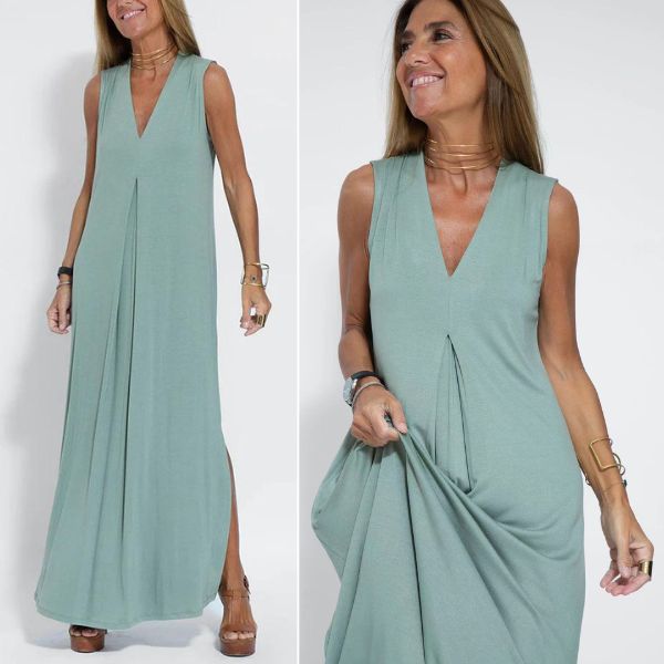 CASSIDY | STYLISH TUMMY COVERING DRESS + FREE VEST
