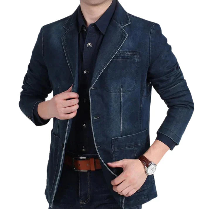 Chris | Men’s Rugged Tailored Blazer With Pockets