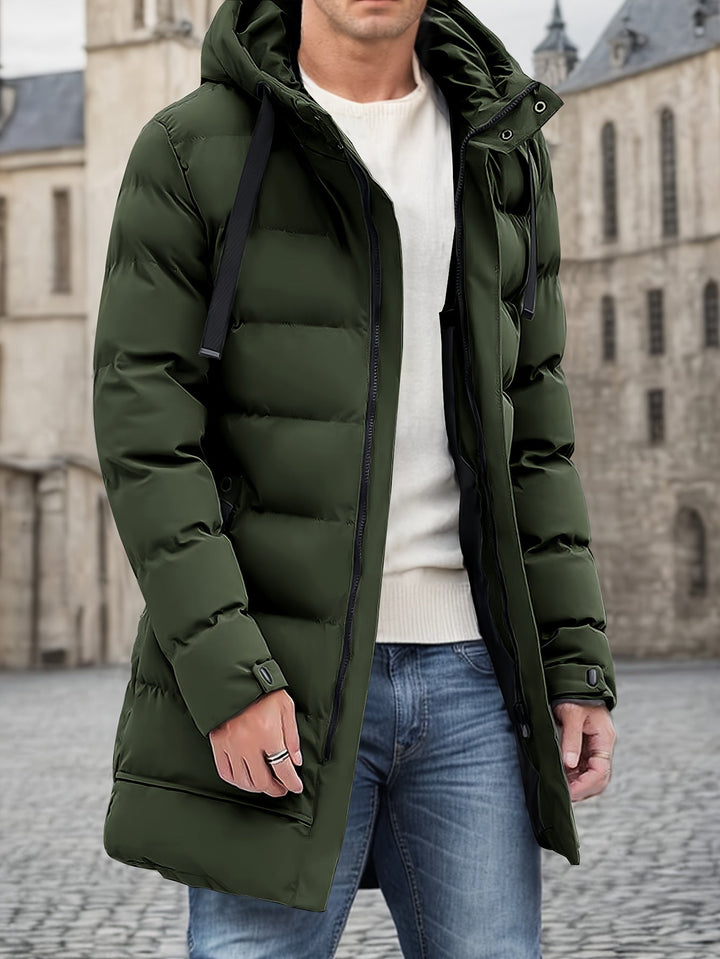 Scott | Men’s Hooded Long Puffer Winter Jacket