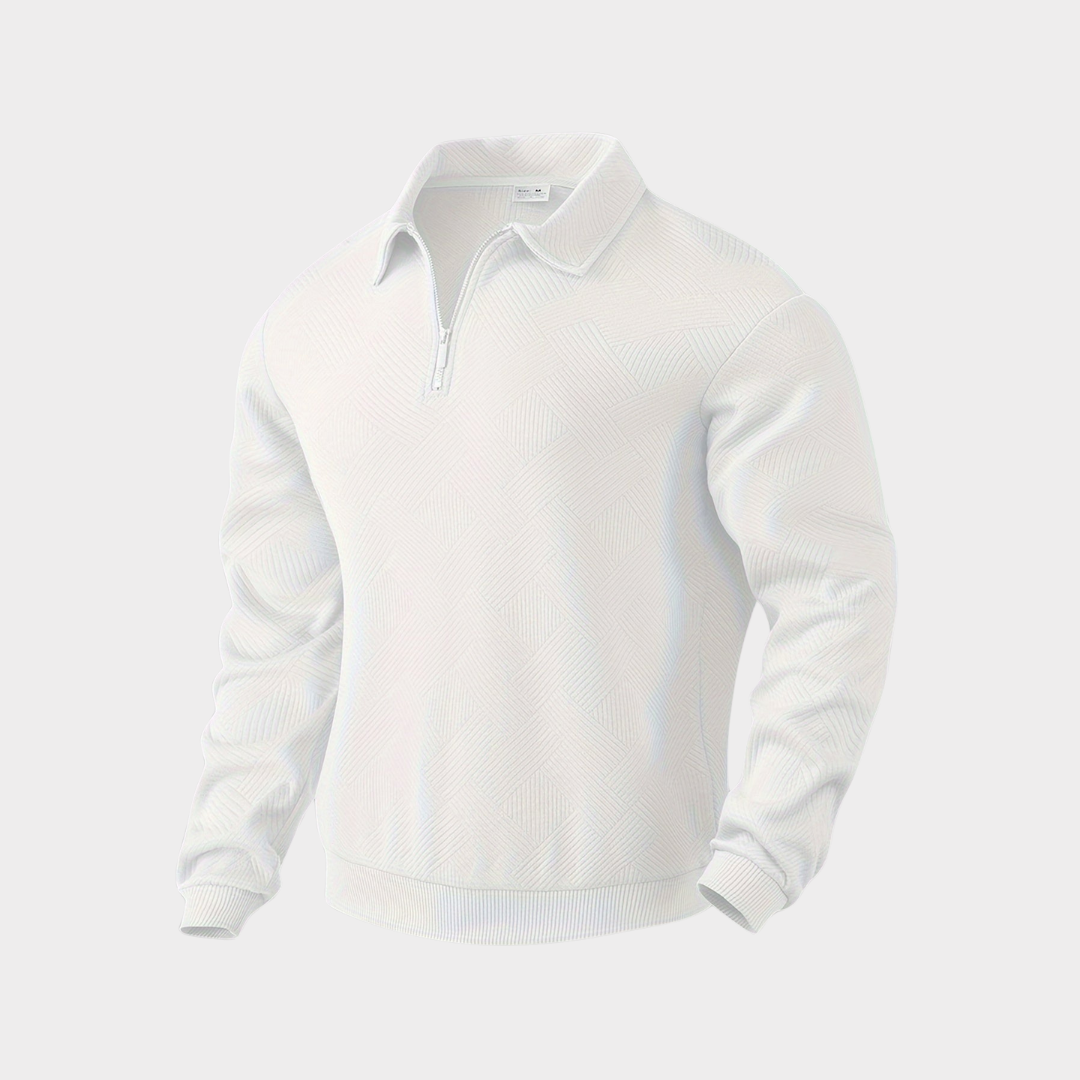 Daniel | Men’s Premium Textured Quarter Zip Top