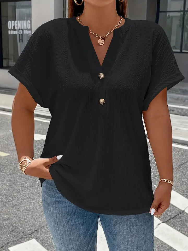 IVY | STYLISH BUTTON UP SHIRT WITH V NECK FOR WOMEN