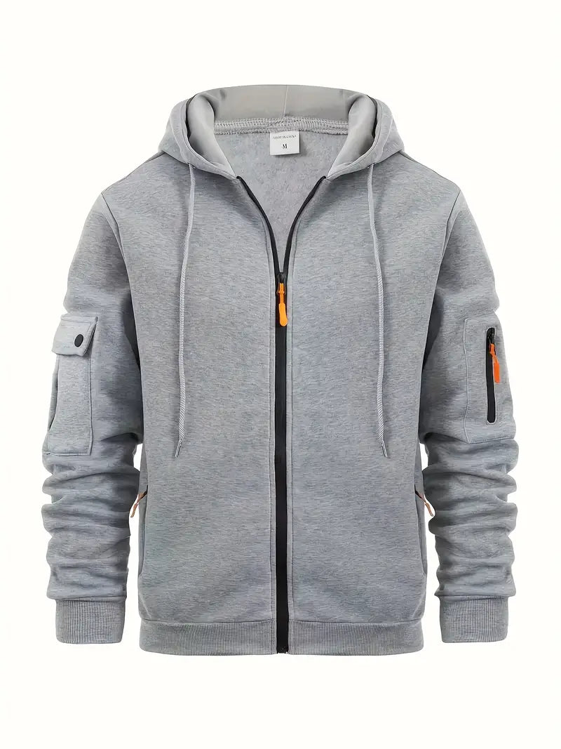 Jack | Men's Modern Casual Zip Up Hoodie