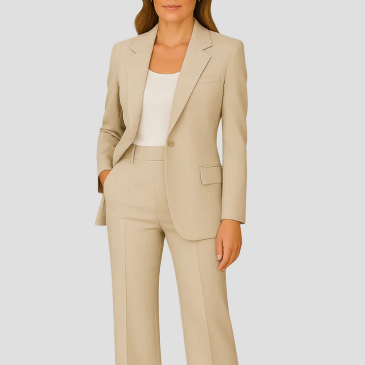 Jasmine | Women Tailored Suit Sets With Long Blazer Design