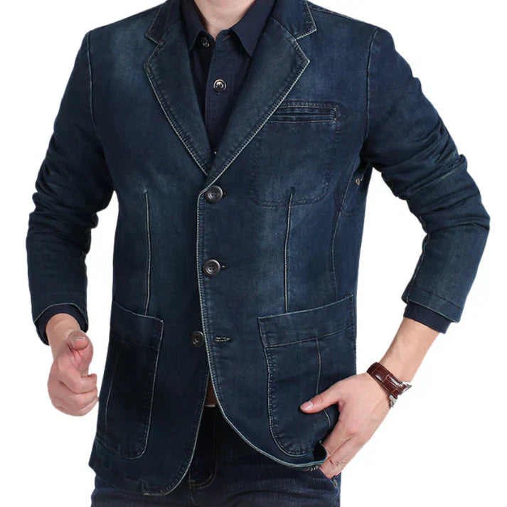 Chris | Men’s Rugged Tailored Blazer With Pockets