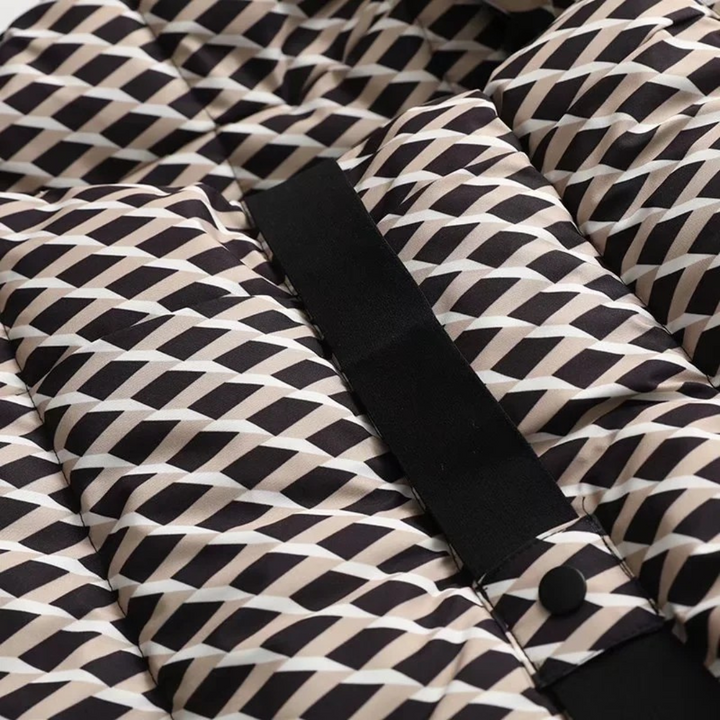 Diana | Women’s Stylish Belted Hooded Quilted Puffer Jacket