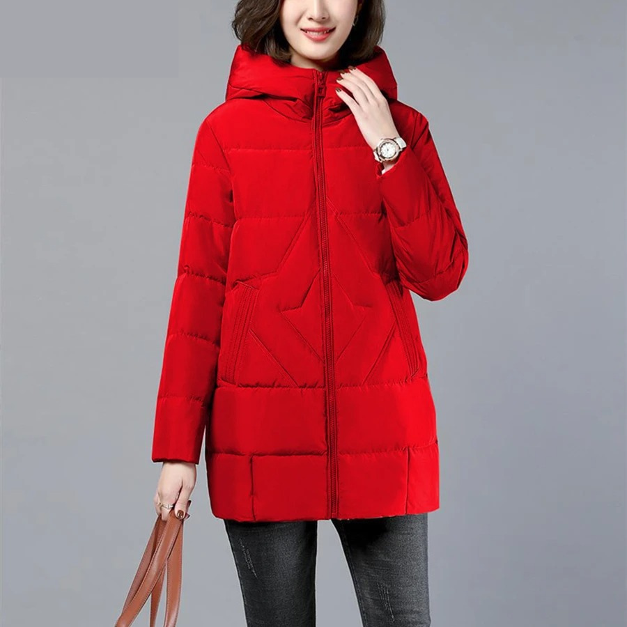 Isabelle | Women’s Hooded Puffer Winter Jacket