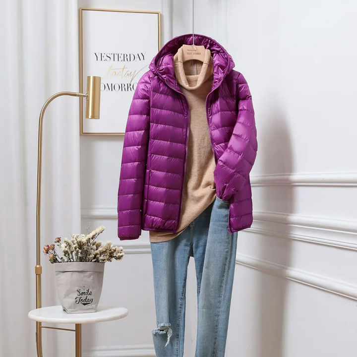 Chloe | Women’s Hooded Zip Puffer Jackets